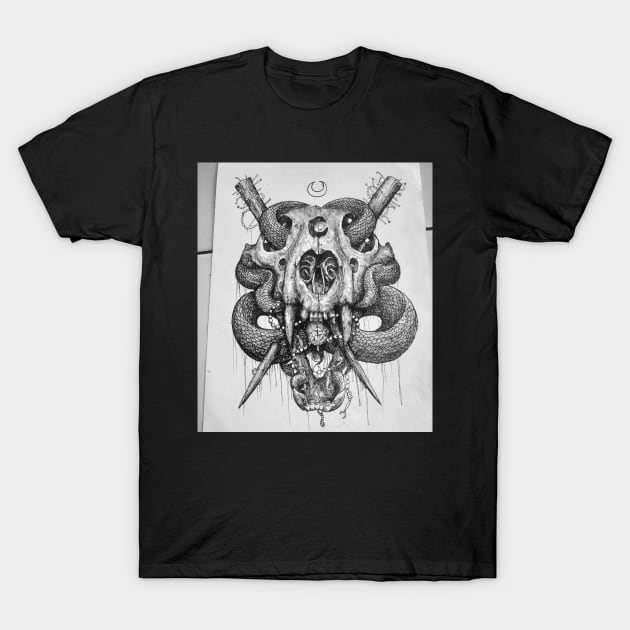 Ohknum Santarium T-Shirt by Shadow Pen